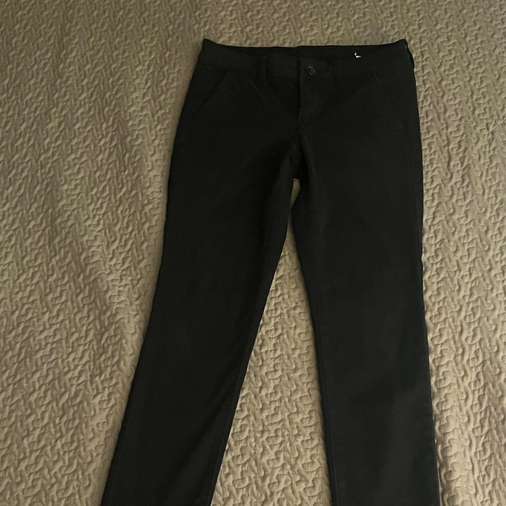 Girls American Eagle Outfitters Super Stretch Black Pants S Short